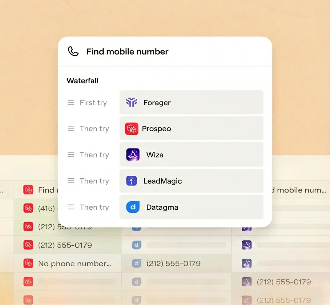 Lead enrichment data flow